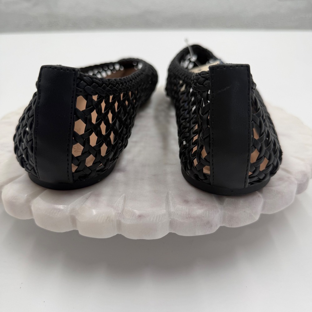 Universal Thread Gia Black Woven Ballet Flats Memory Foam Size 11 NEW - Picture 6 of 8